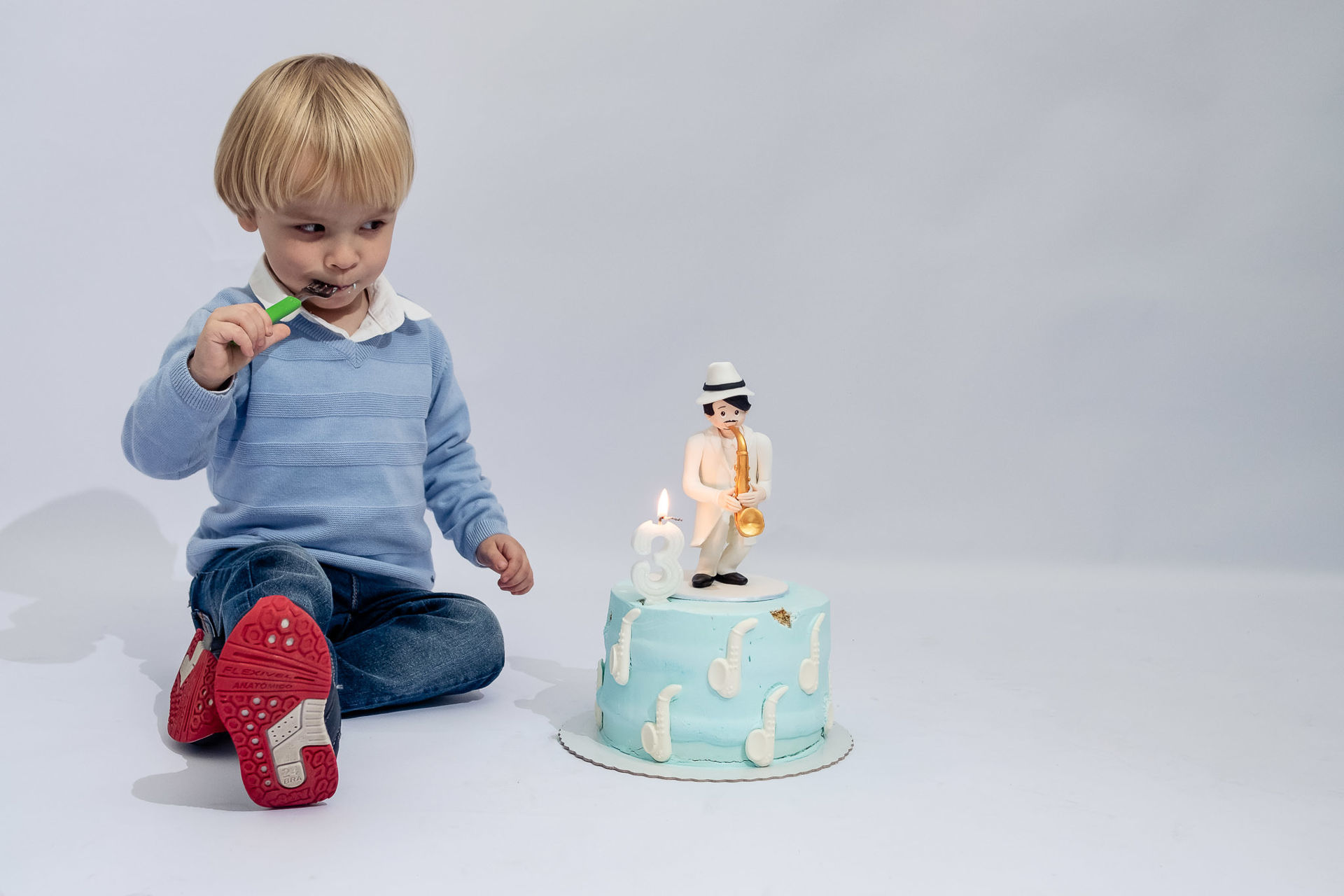 Foto Alexandre 3 anos | Sessão Studio | Massaranduba - Imagem 1